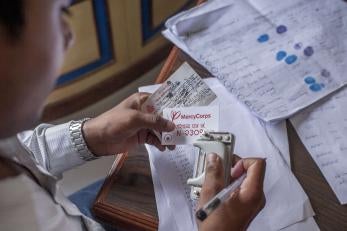  An adult invalidates a beneficiary's Prosper Global ID card.