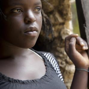 Woman in haiti