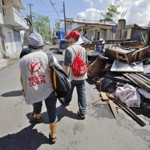 Prosper global team members in puerto rico respond in the aftermath of an earthquake.