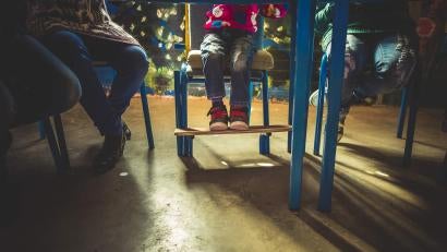 Recreational activities for the class, like beading, help foster acceptance and prevent any discrimination Malak might face for being different. They also provide additional physical exercise, which helps meet her needs without stigmatizing her.