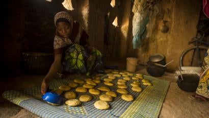 10:48 a.m. — Since she was young, Badariya’s primary responsibility has been to make corn or millet pancakes to sell to her fellow villagers. “I really loved school, but my parents do not want me to go,” she says. “When I was seven, my cousin took me to school once. But when I came back home, my father said I could not go back. That day I was very sad and didn’t eat all day.”