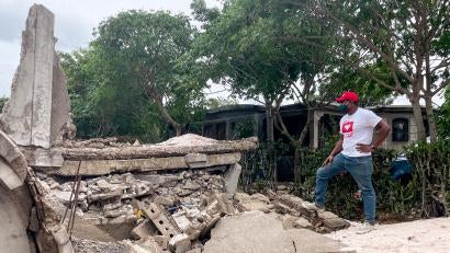 In the community of L’Asile, where we’re responding, about 50% of homes have been destroyed and 90% have been damaged.